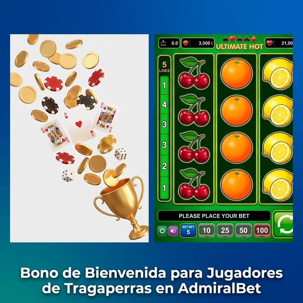 Bono de bienvenida AdmiralBet: 100% hasta 150 EUR y 100 giros gratis en tragaperras para nuevos jugadores