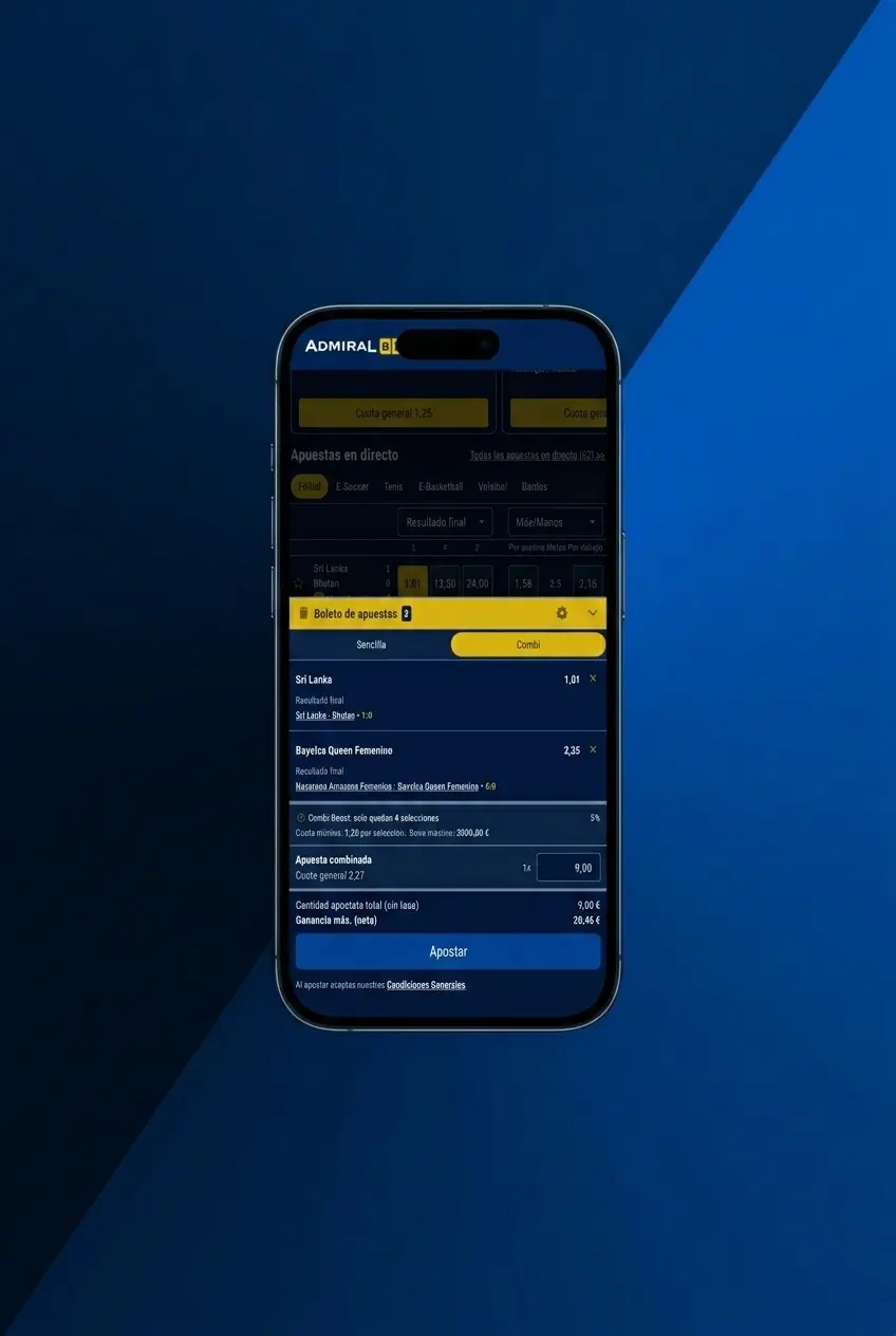 Guía paso a paso para apostar al fútbol en AdmiralBet: registro, depósito y selección de mercados