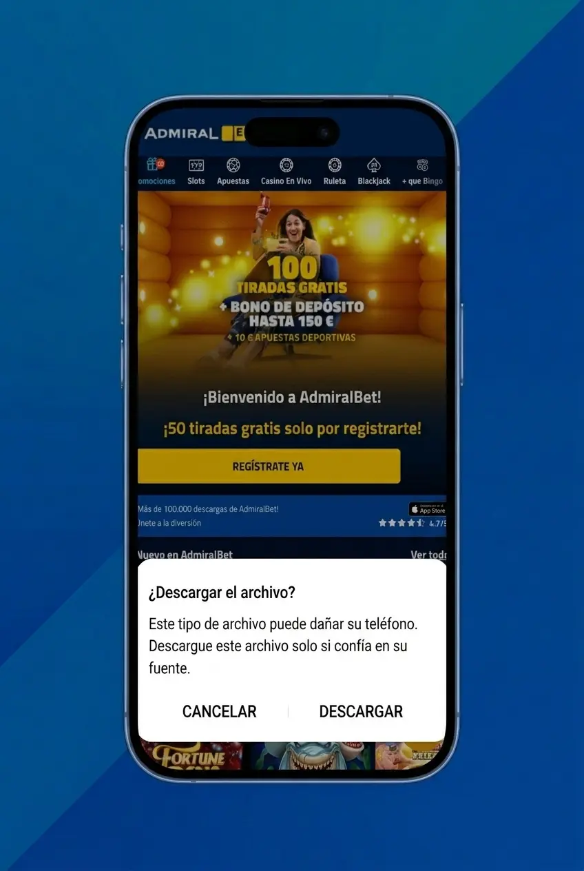 Guía para descargar e instalar el APK de AdmiralBet en dispositivos Android compatibles