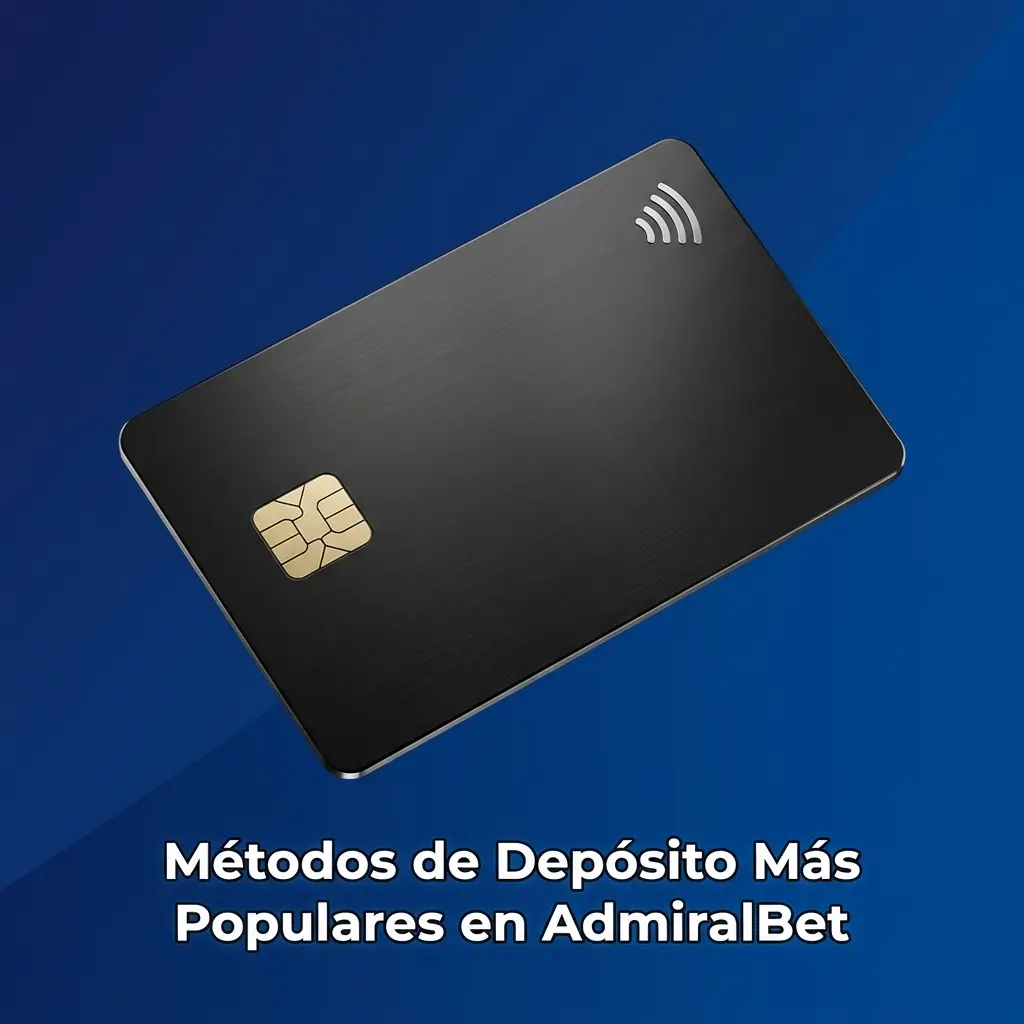 Métodos de depósito en AdmiralBet: VISA, Mastercard, PayPal, Skrill, Neteller, Bizum, Paysafecard y Admiral Local